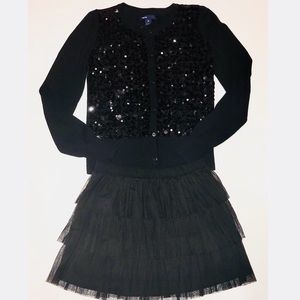 ✨ NEW Girls GAP Sequin Sweater/Skirt/Outfit ✨